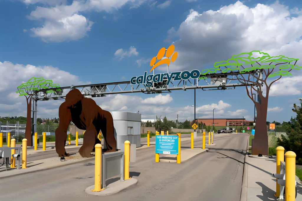 Calgary Zoo entrance. Calgary, Alberta, Canad