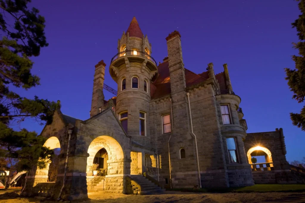 The landmark Craigdarroch Castle in Victoria, BC, Canada