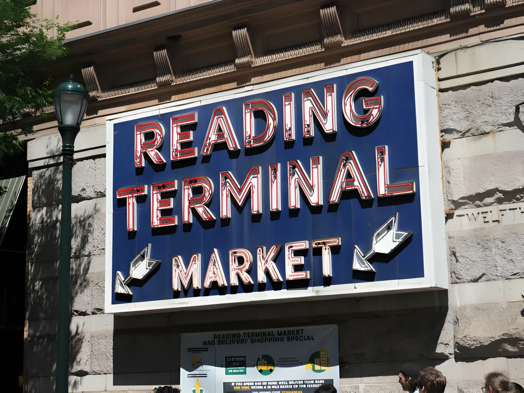  Reading Terminal Market in downtown Philadelphia