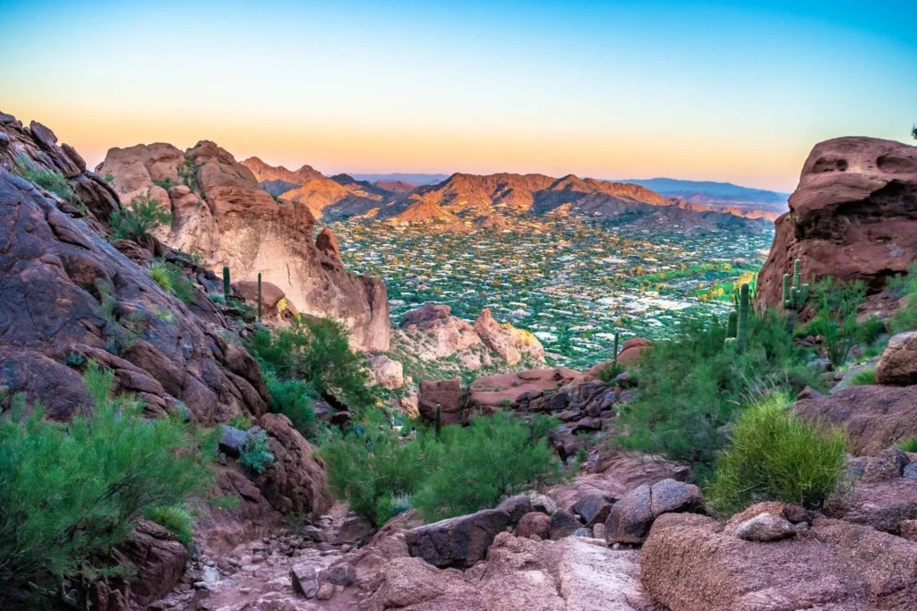 summer season in Phoenix, Arizona USA