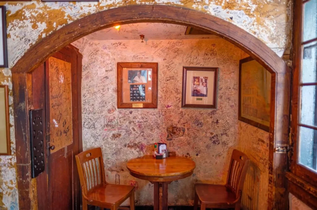 Inside The Napoleon House historic restaurant and bar, New Orleans French Quarter New Orleans, Louisiana, USA.