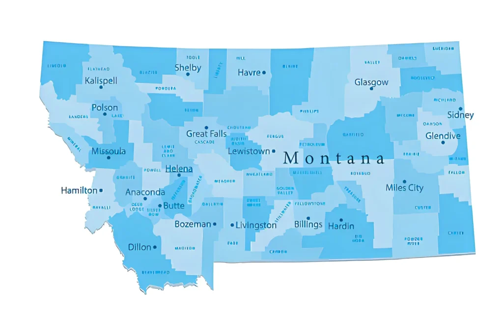 Map Of Montana 