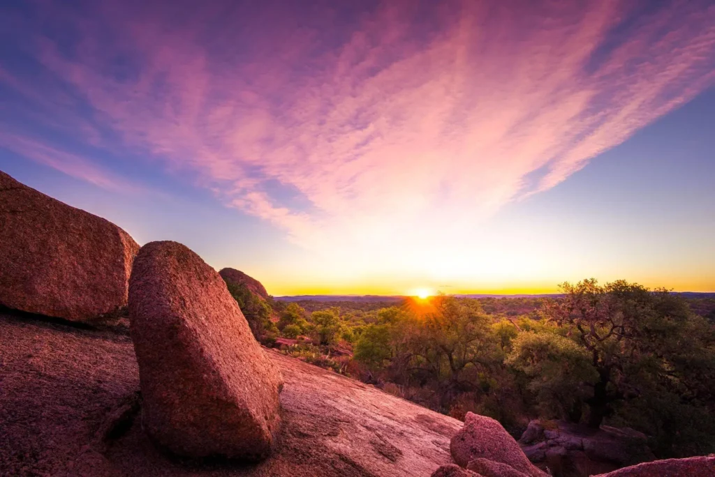 Enchanted Rock State texas usa