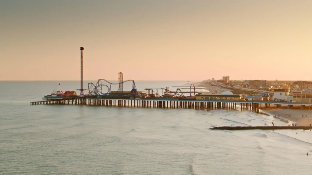 Historic Galveston Island on Easter texas usa