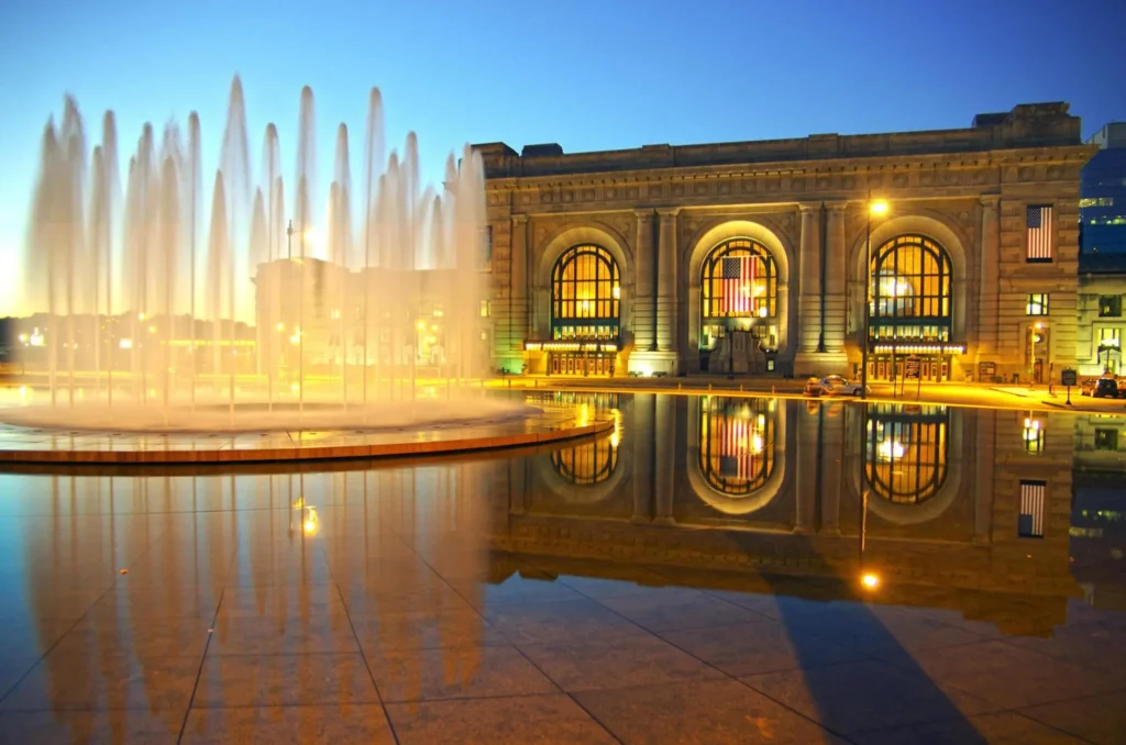 Bloch Fountain in front of Union Station, Kansas City, MO