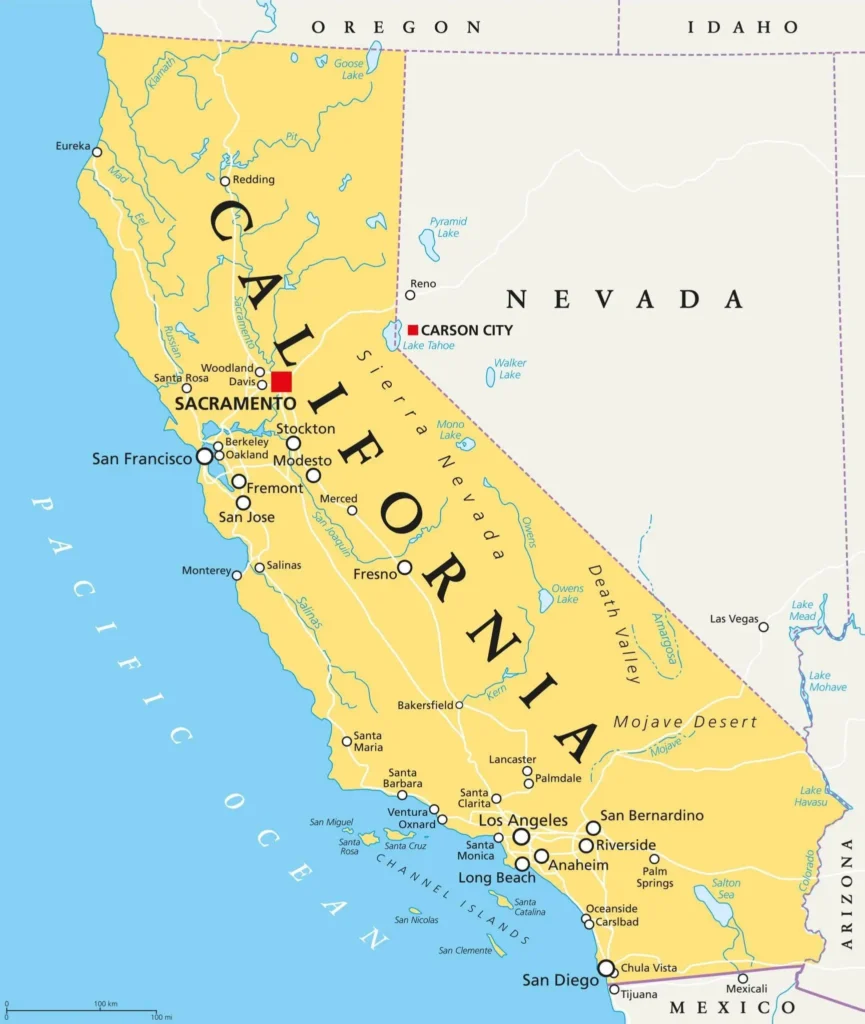 Map Of California