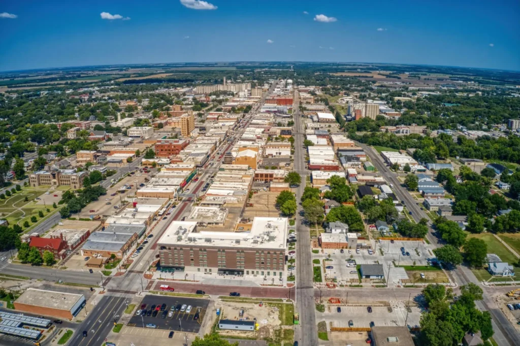 Aerial View of Salina, Kansas