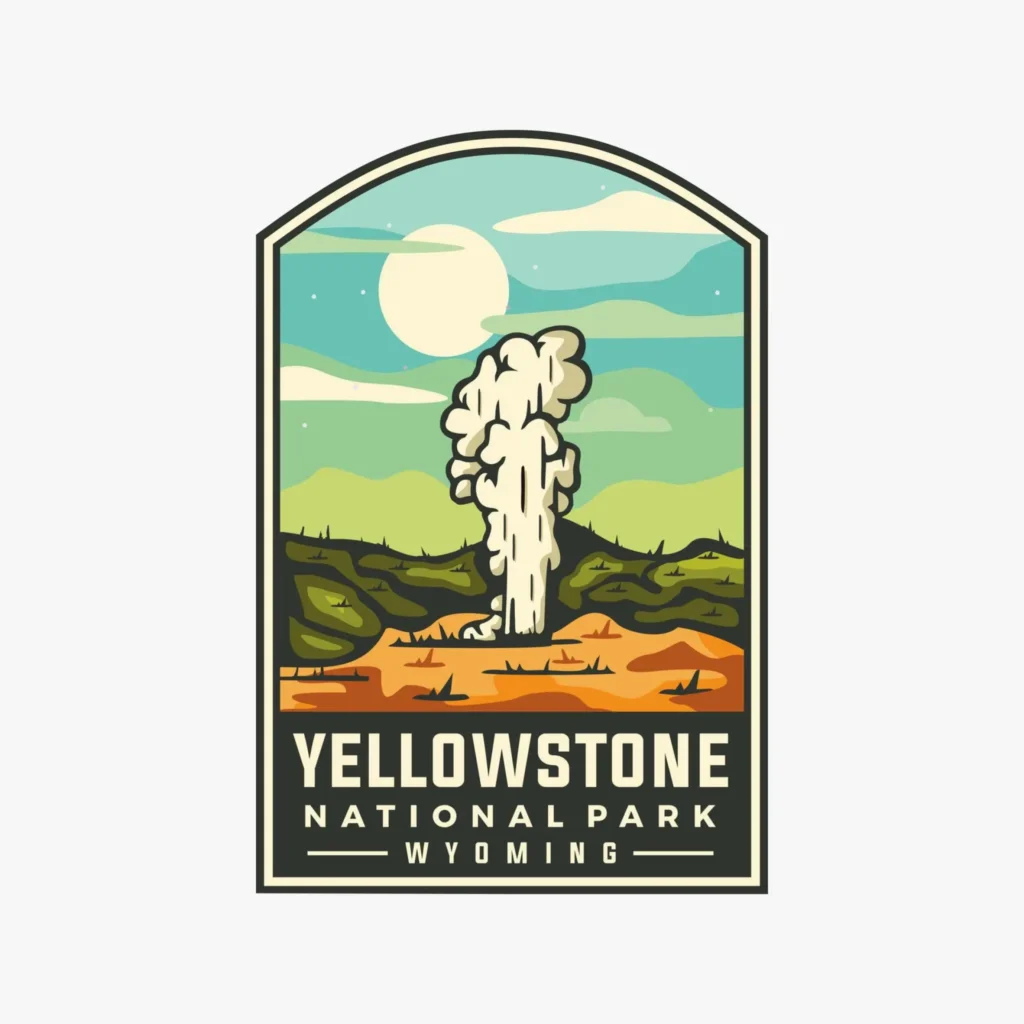 Yellowstone national park Wyoming 