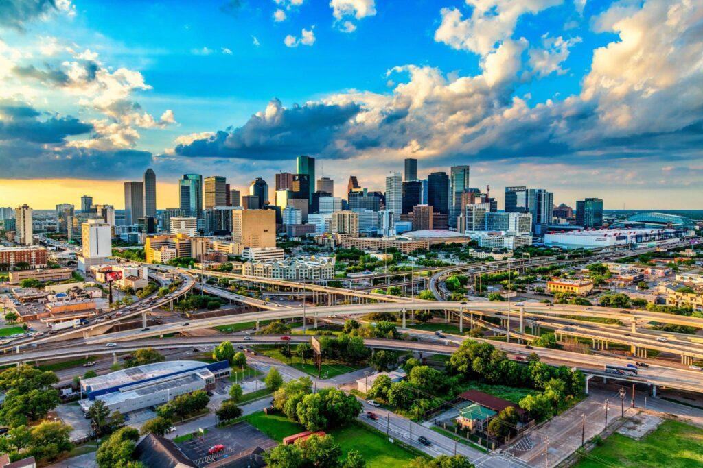 The skyline of Houston, Texas