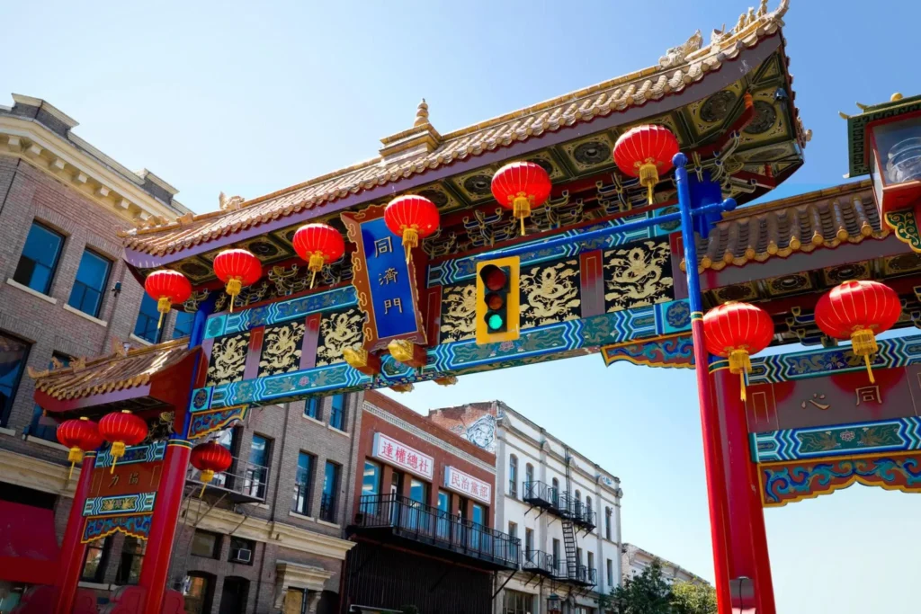 Chinesische Gate in Victoria, British Columbia
