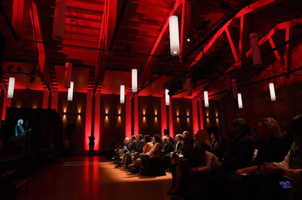 The Duke and Duchess of Cambridge attend a Yukon arts event at the Kwanlin Dunn Cultural Centre in Whitehorse, Canada