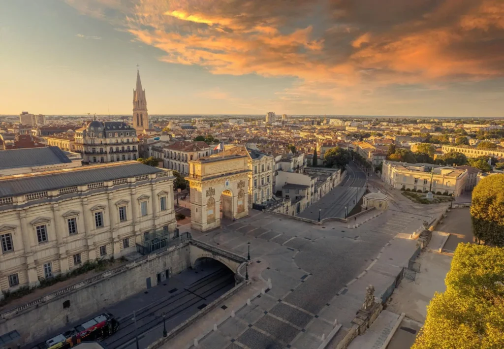 The Porte du Peyrou is a triumphal arch in Montpellier, in southern France.