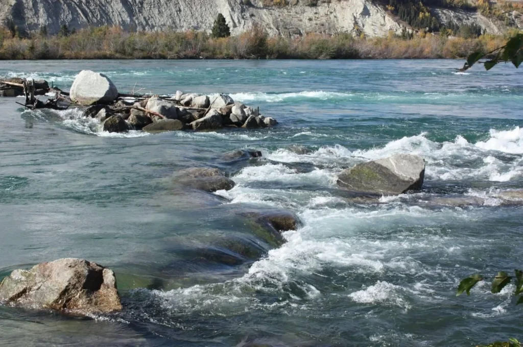 Rapids on the Yukon River, Whitehorse, Canada