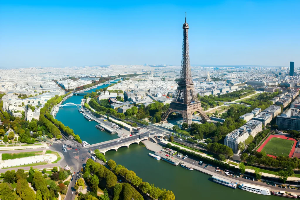 Landmarks and attractions in france