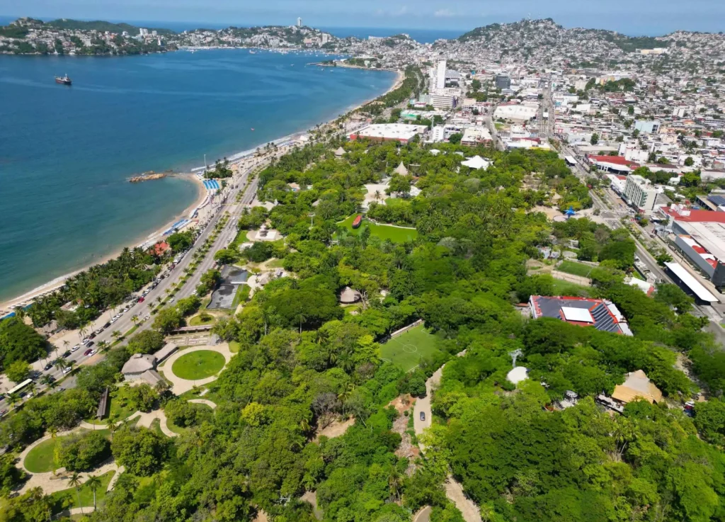 aerial view of Acapulco city, Mexico